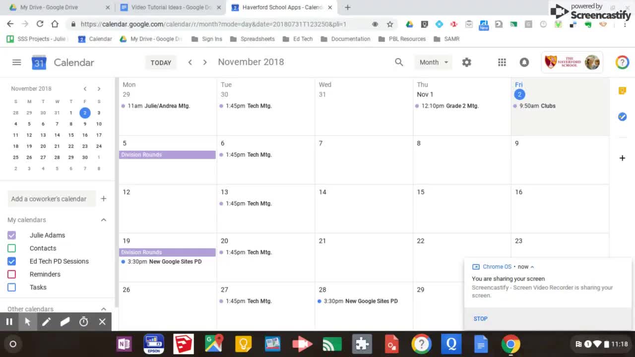 Sharing a Google Calendar