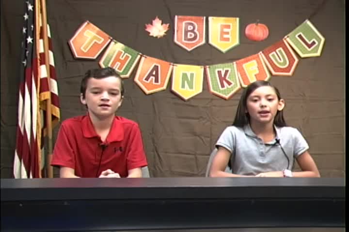 Northeast Elementary TNT News Broadcast November 5, 2018