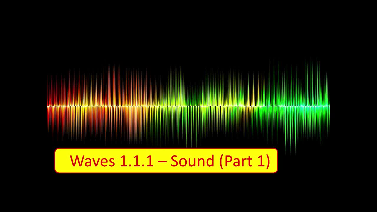 Sound - Longitudinal Waves