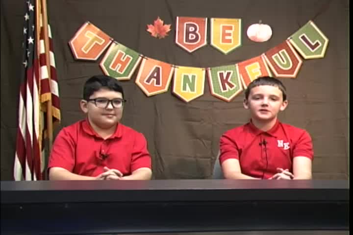 Northeast Elementary TNT News Broadcast November 6, 2018