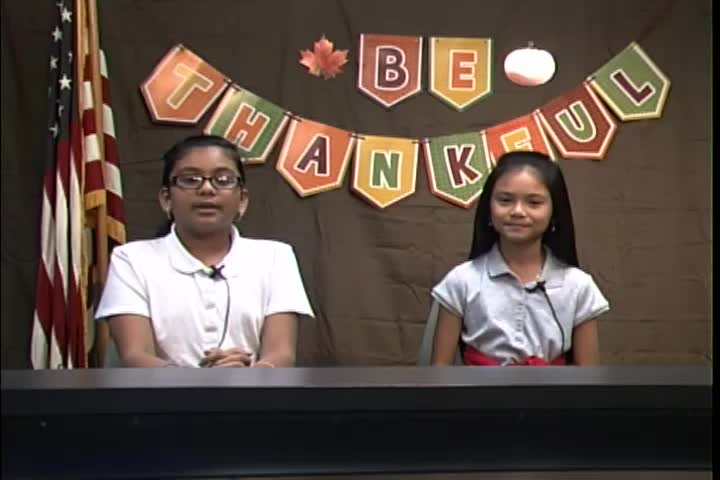 Northeast Elementary TNT News Broadcast November 7, 2018