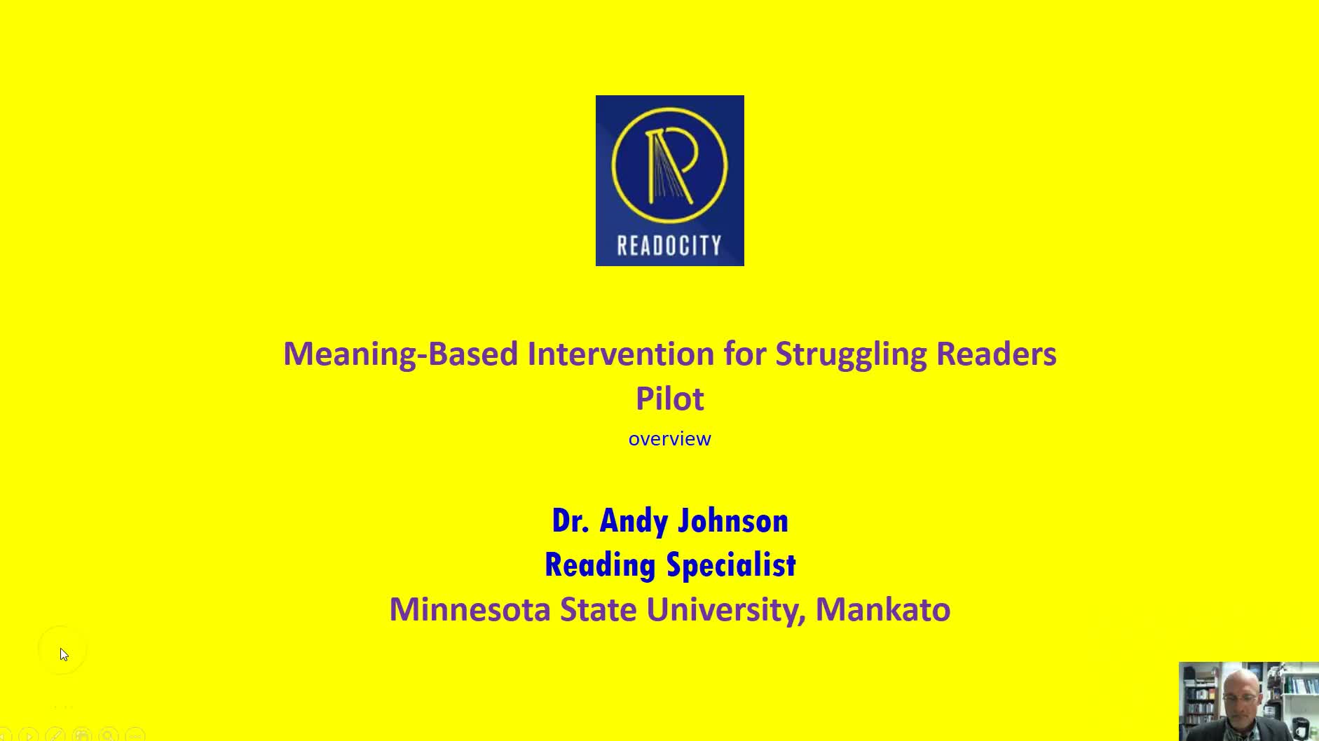 Meaning-Based Intervention for Struggling Readers: Pilot