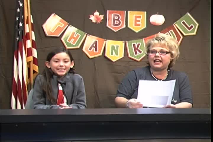 Northeast Elementary TNT News Broadcast November 9, 2018