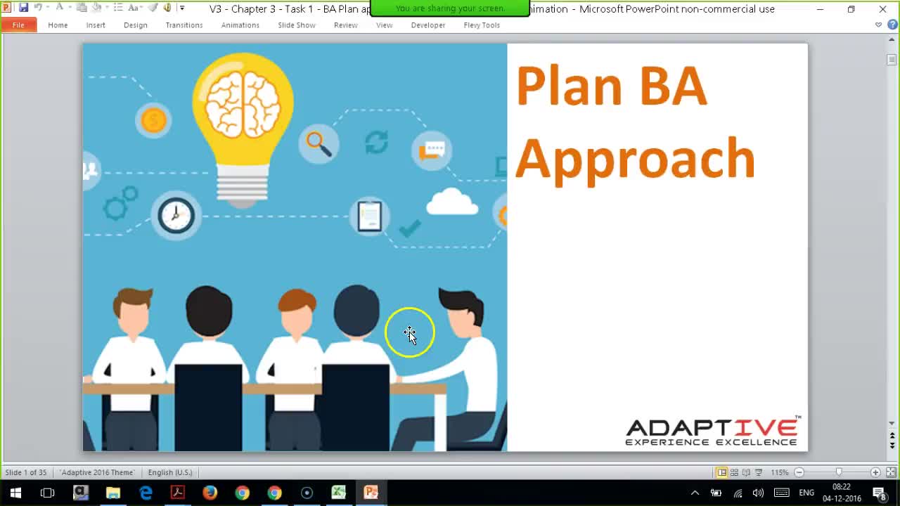 CBAP Certification Plan approach _ Adaptive US