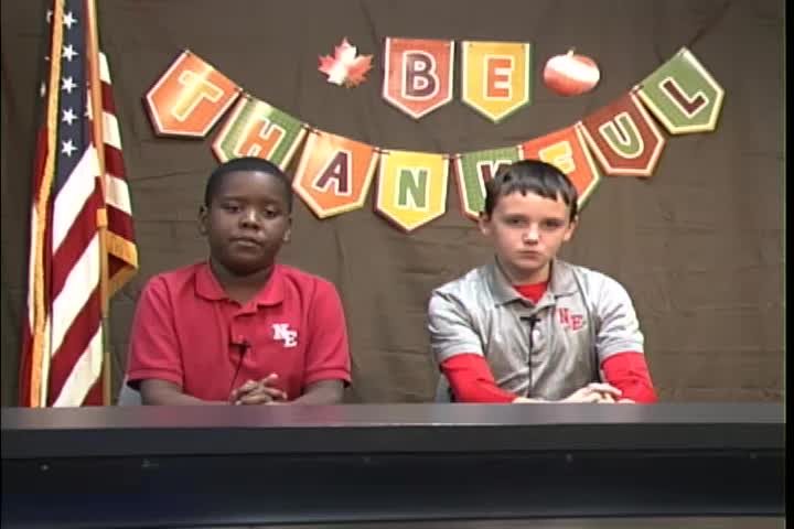 Northeast Elementary TNT News Broadcast November 15, 2018