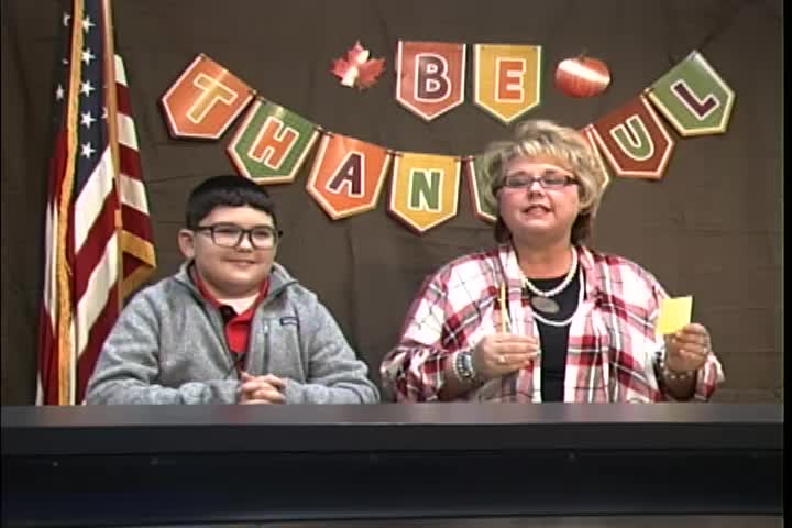 Northeast Elementary TNT News Broadcast November 16, 2018