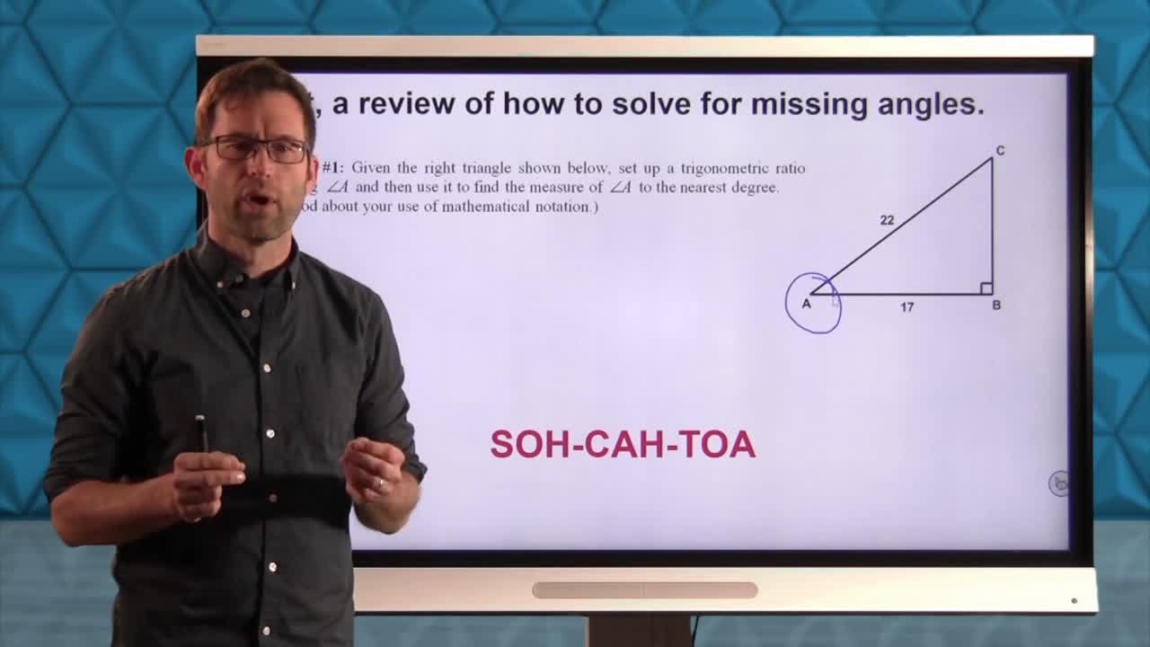 Common Core Geometry Unit 8 Lesson 4 Solving for Missing Sides of a Right Triangle