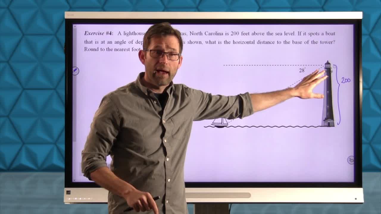 Common Core Geometry Unit 8 Lesson 5 Trigonometric Applications