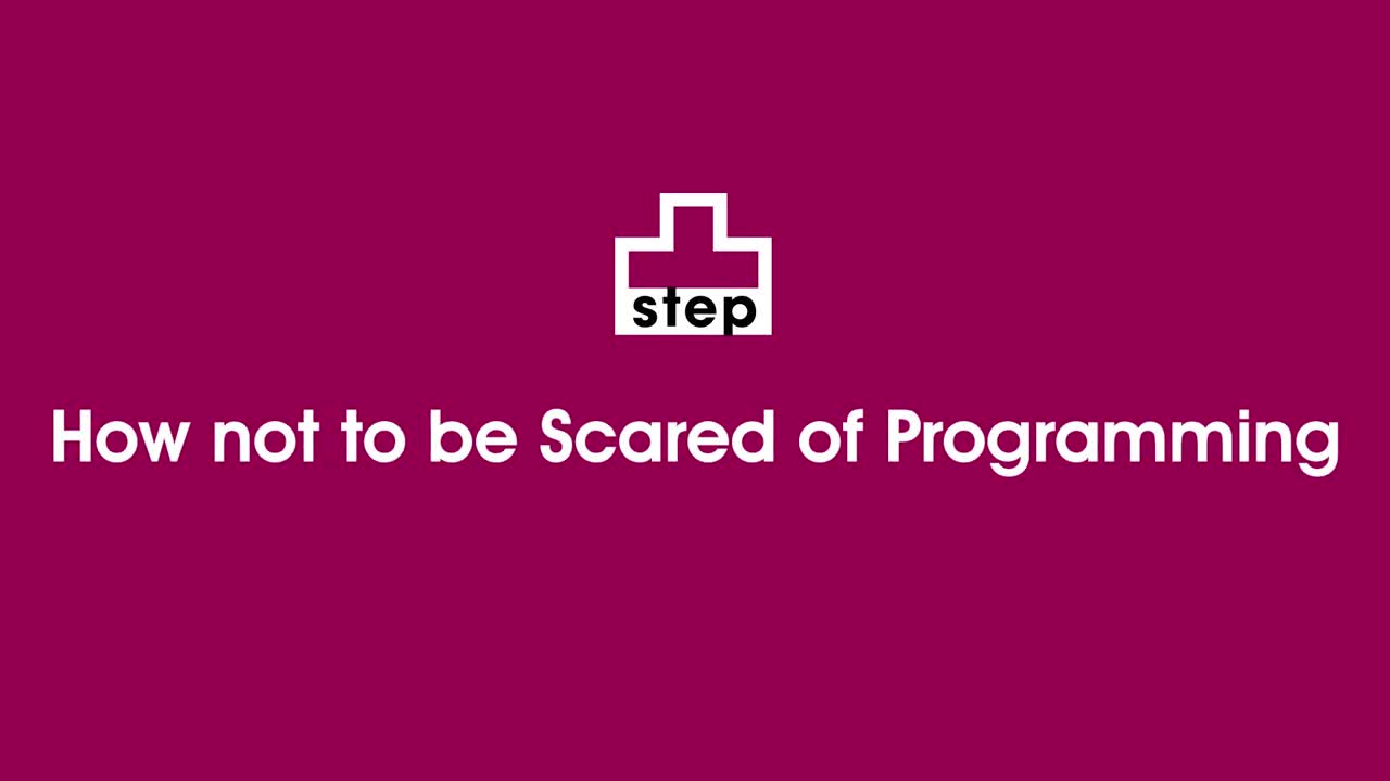 How not to be scared of Programming