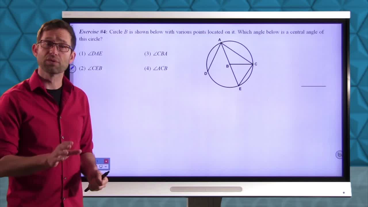 Common Core Geometry Unit 9 Lesson 1 Circle Terminology