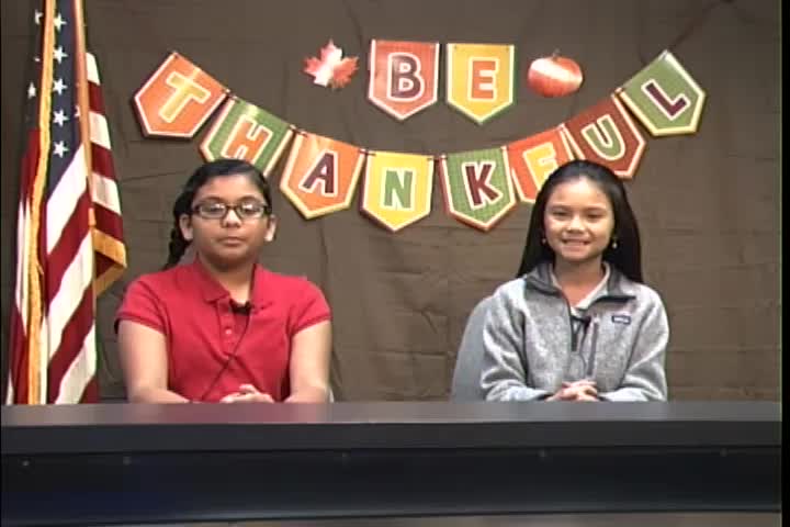 Northeast Elementary TNT broadcast November 26, 2018