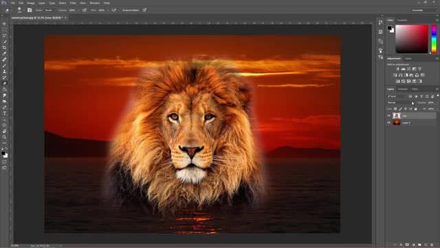 Photoshop: How to Blend 2 Images 