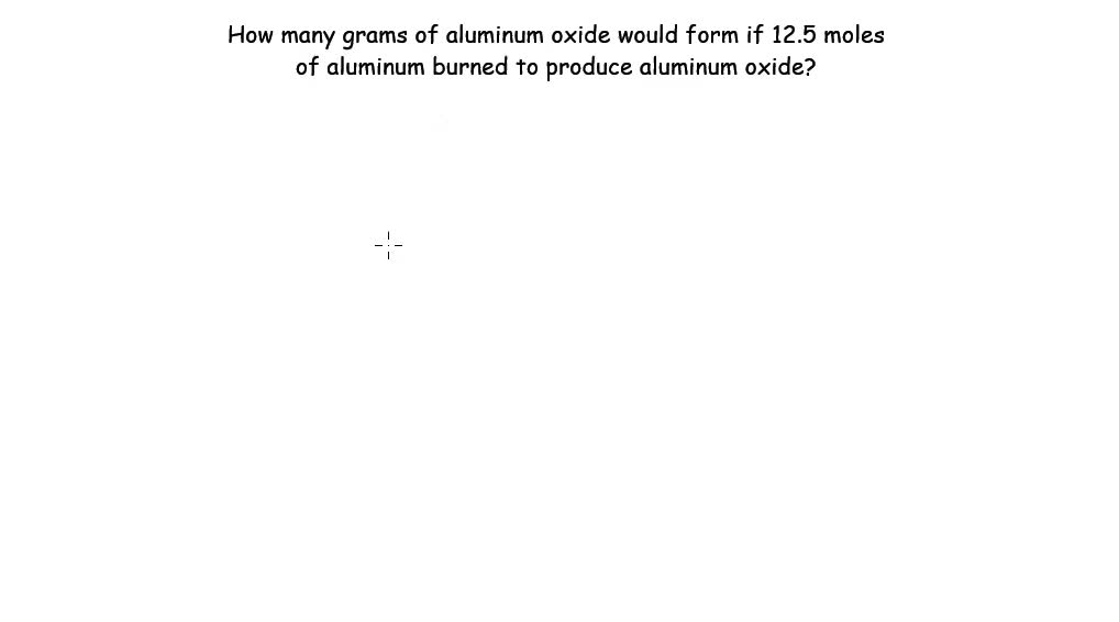 Mole to Mass Calculation