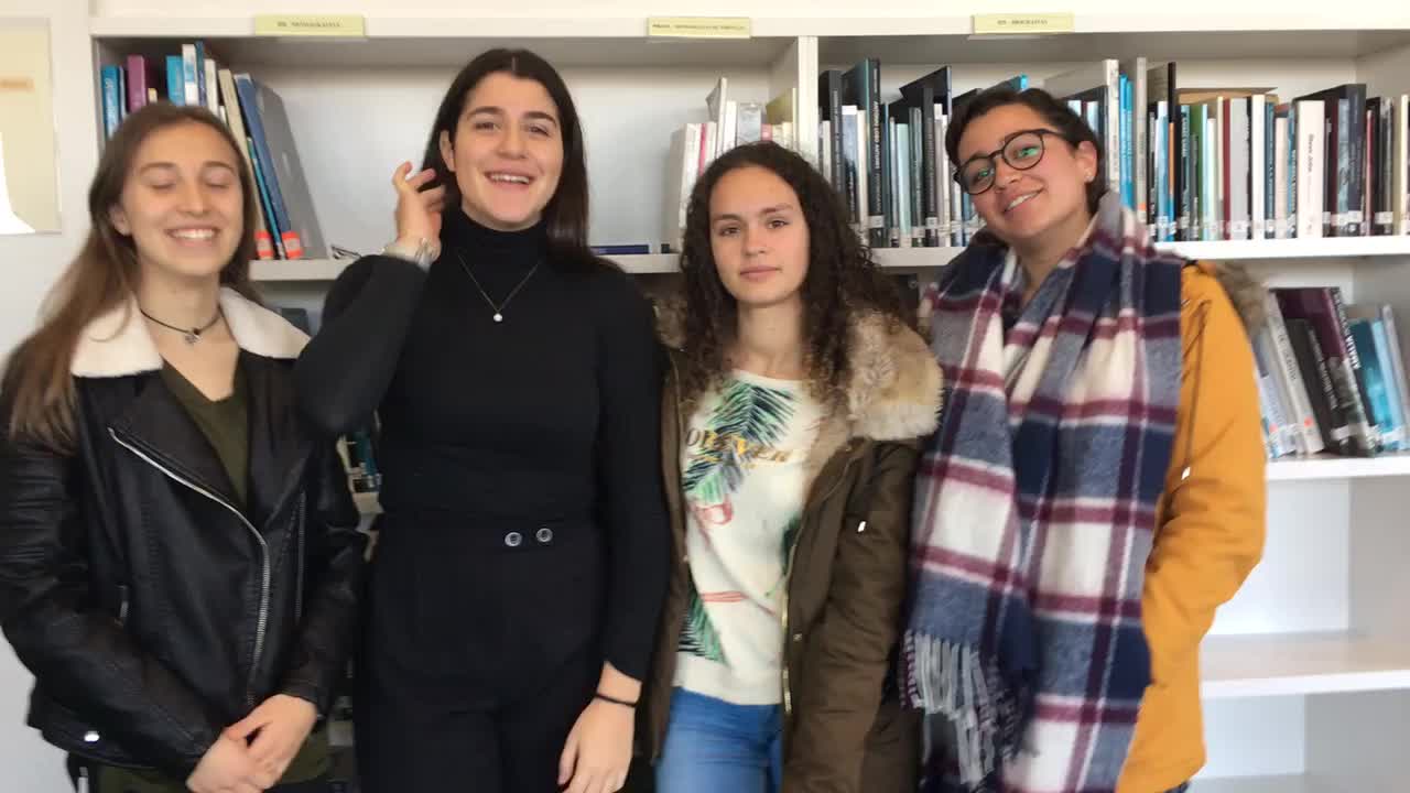 Portuguese students at Pontedera meeting