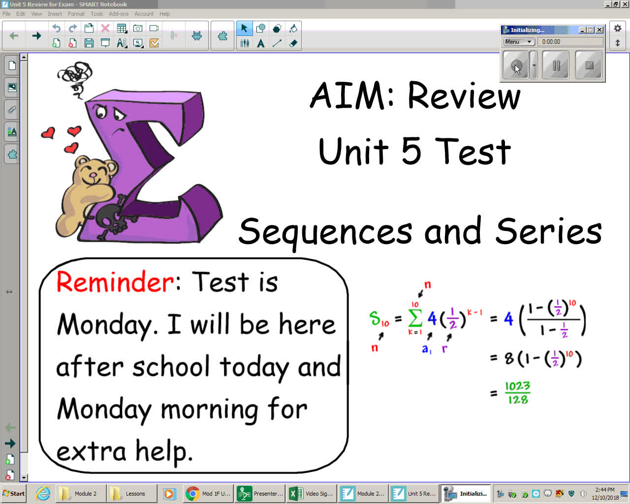 Algebra 2 Unit 5 Review