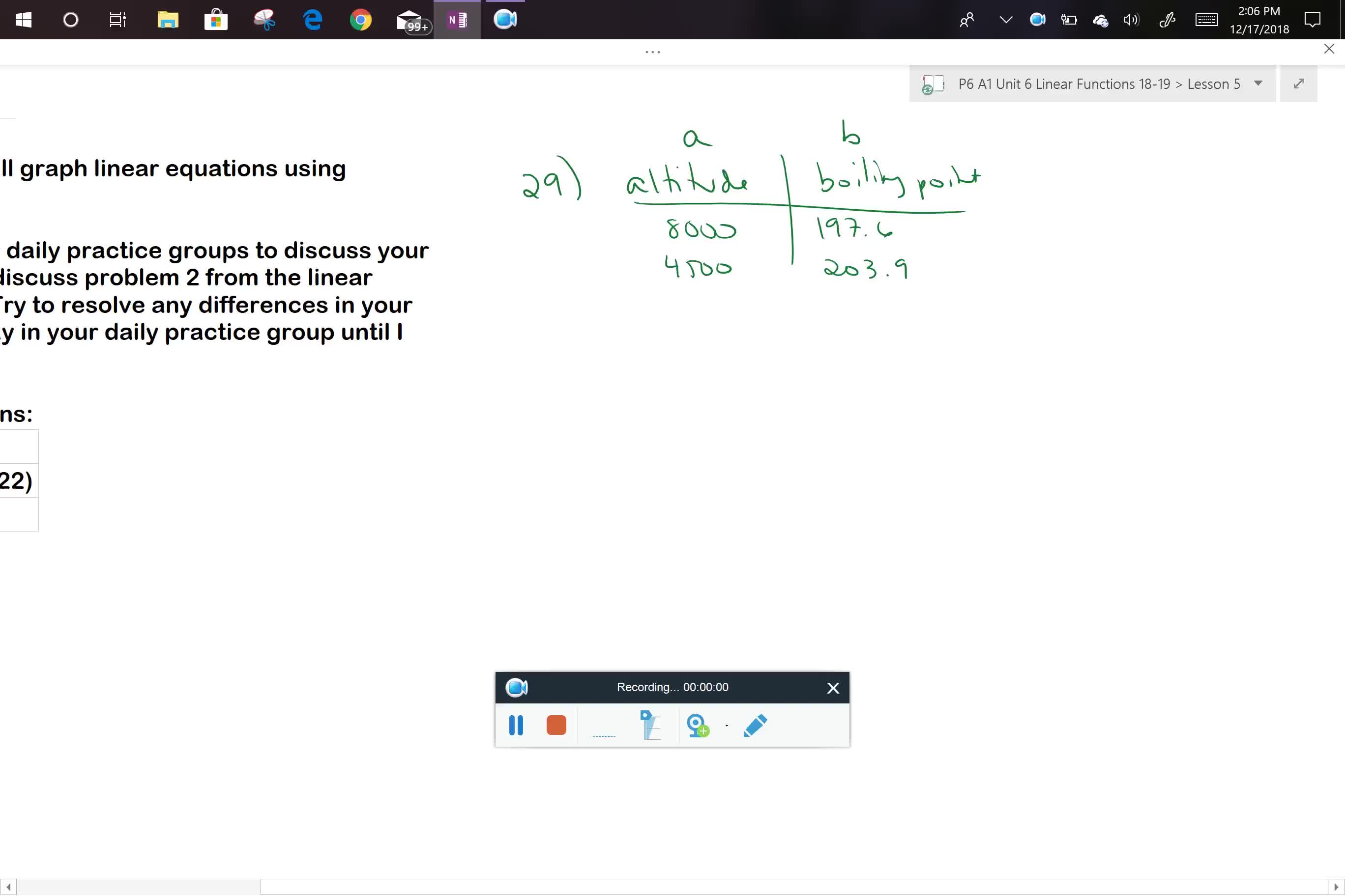 A1 U6L4 Daily Practice Problem 29