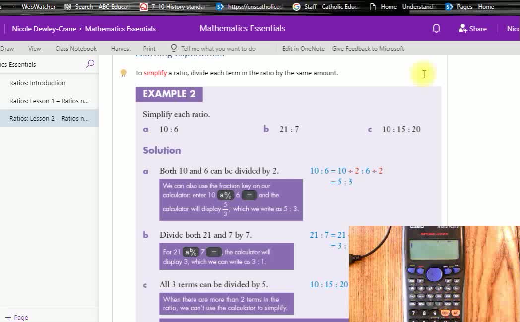 Simplifying ratios 1