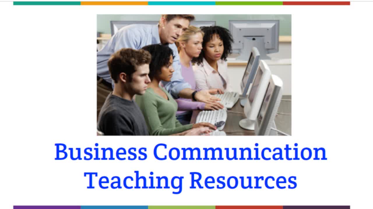 Business Communication Teaching Resources