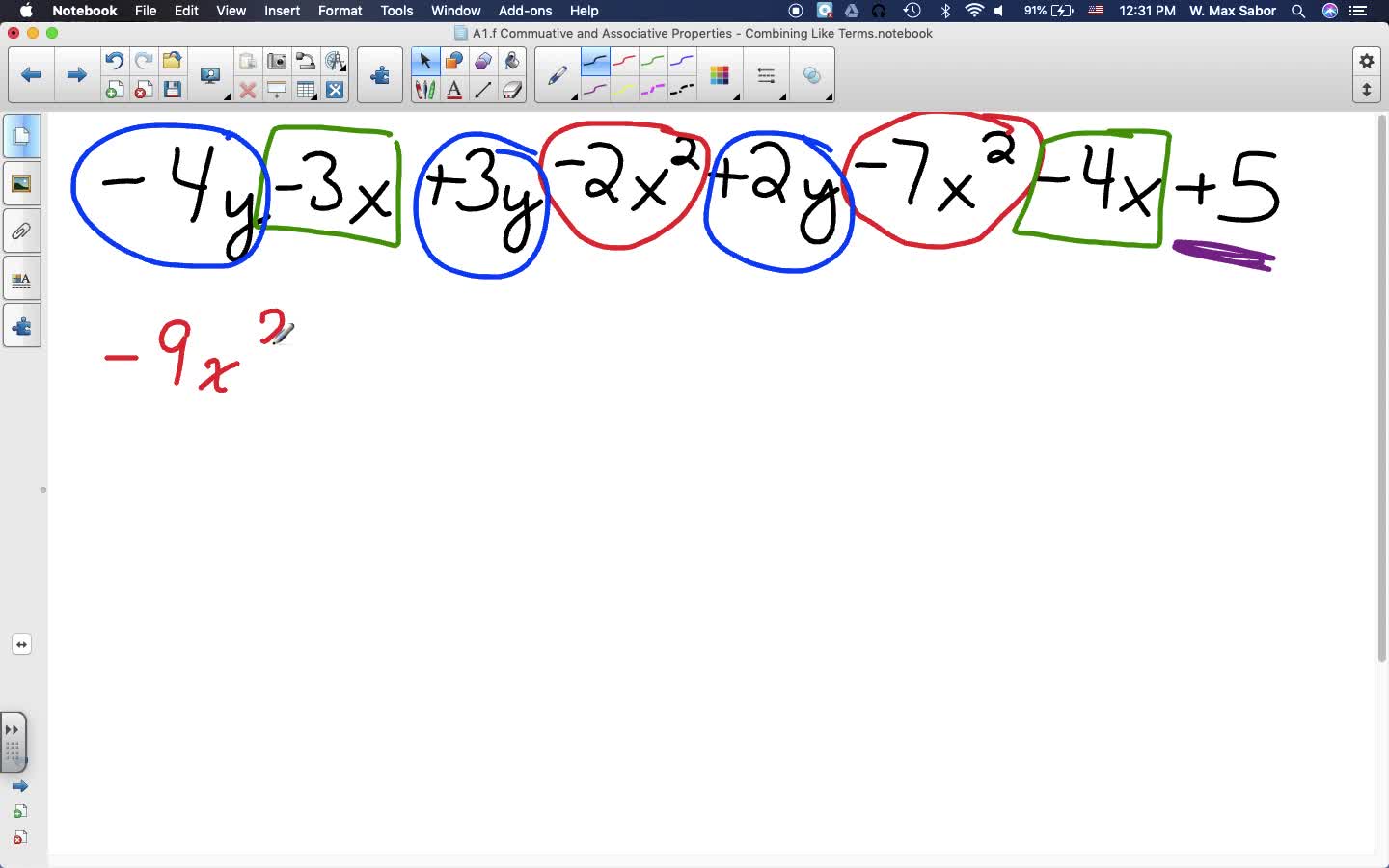 property: Associative Property Of Addition For Polynomials