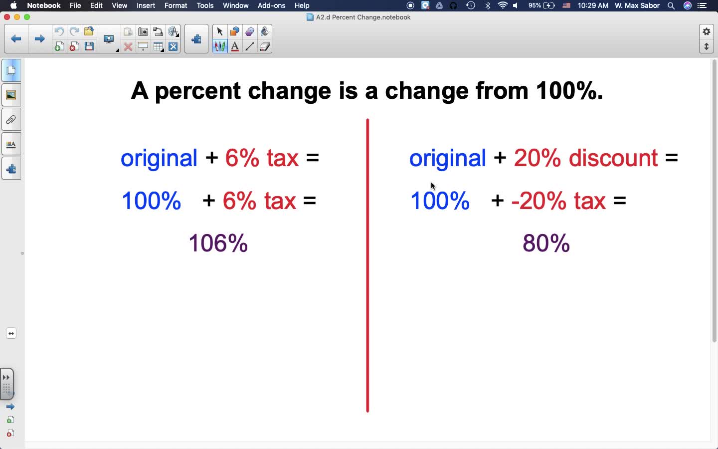 A2.d Percent Change