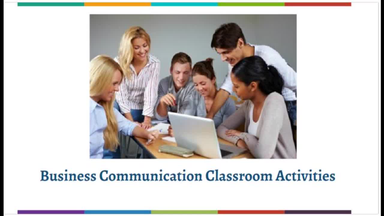 Business Communication Classroom Activities
