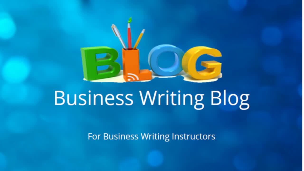 Business Writing Blog for Instructors