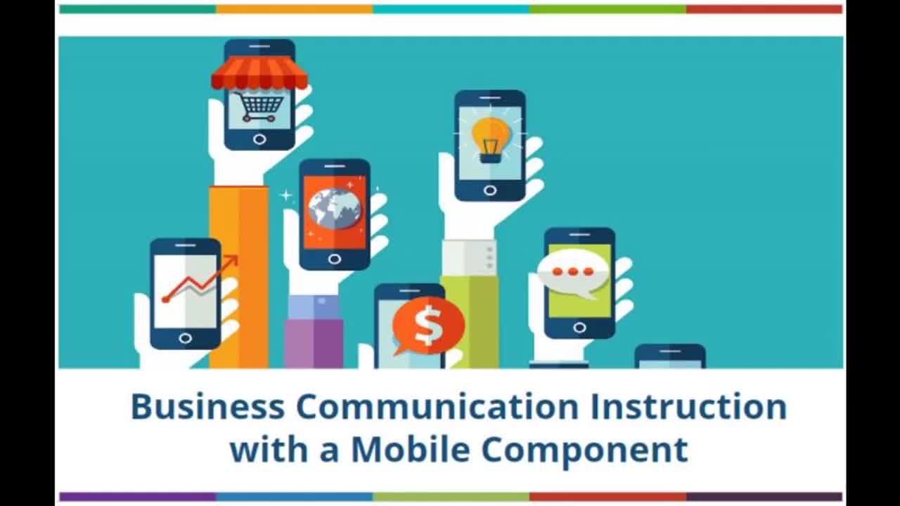 Business Communication Instruction with a Mobile Component