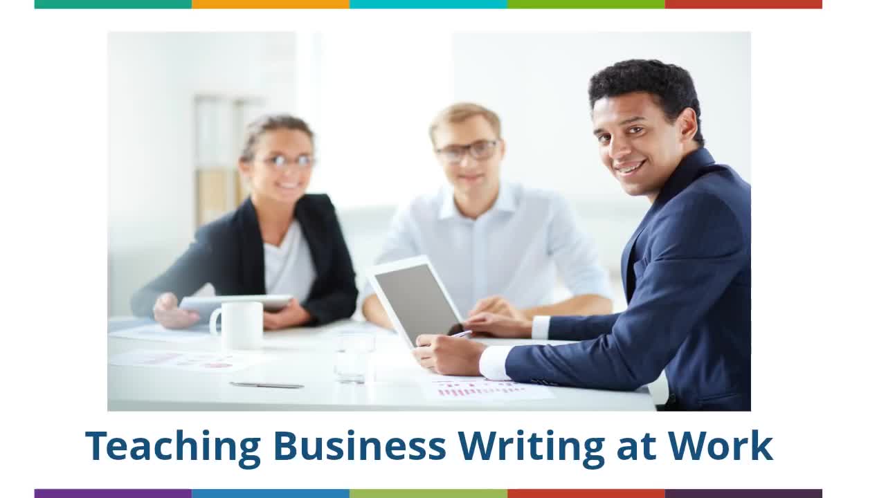 Teaching Business Writing at Work