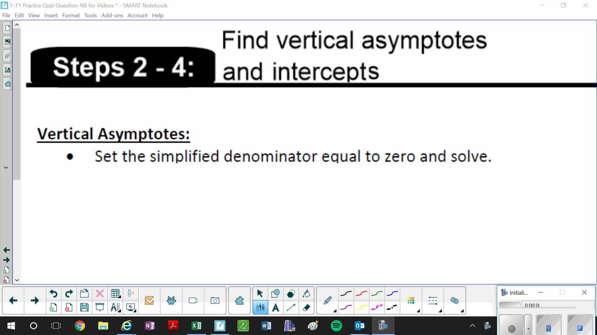 Finding Vertical Asymptotes of Rational Functions