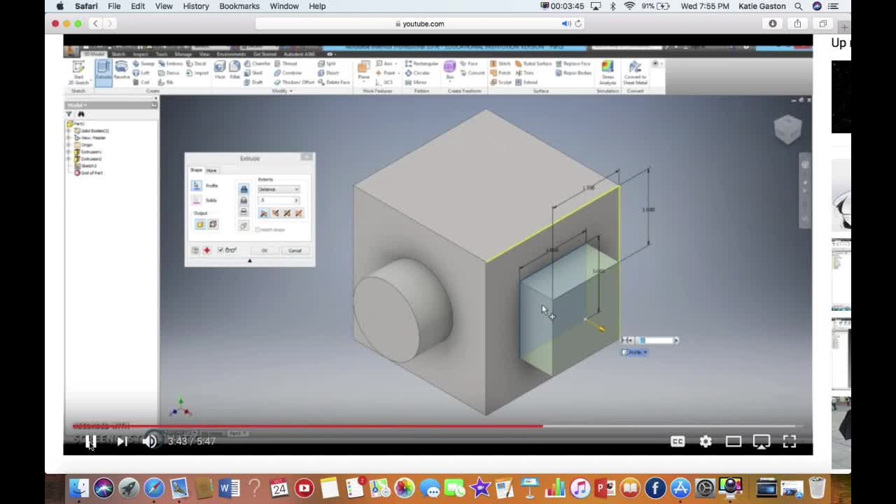 Sketch Plane Cube