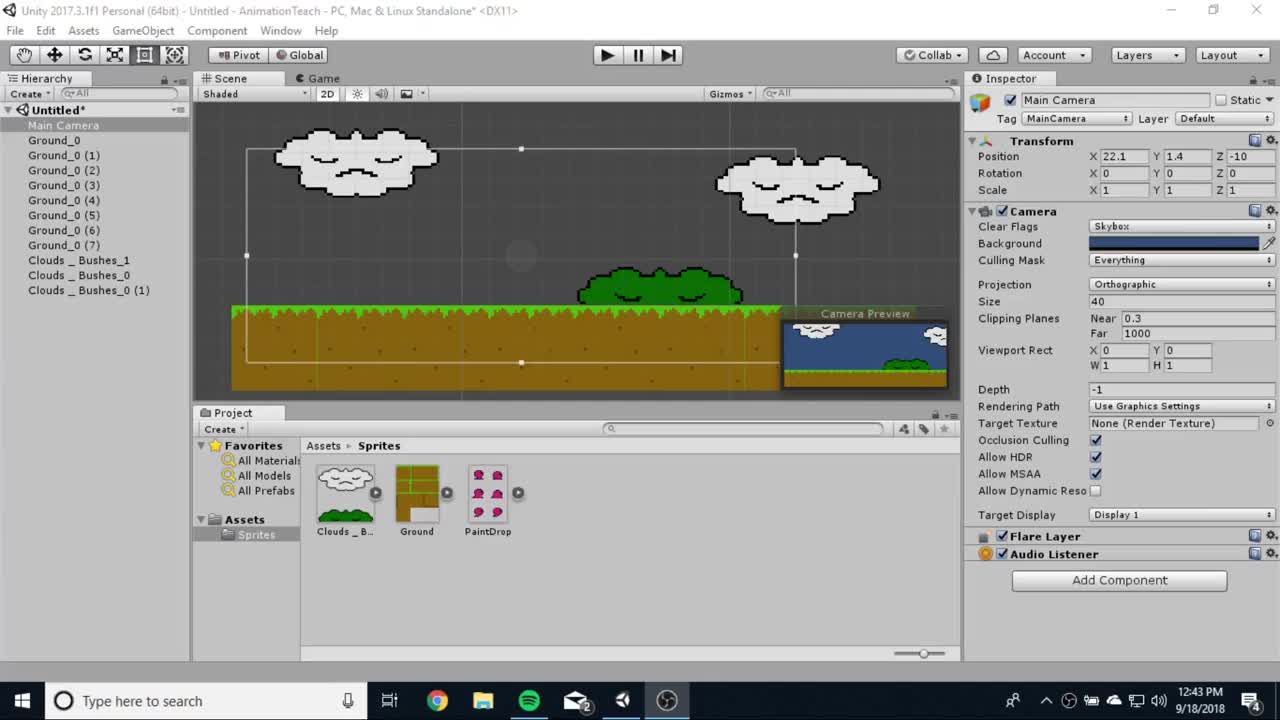 Game Dev 1 - Animation Lesson