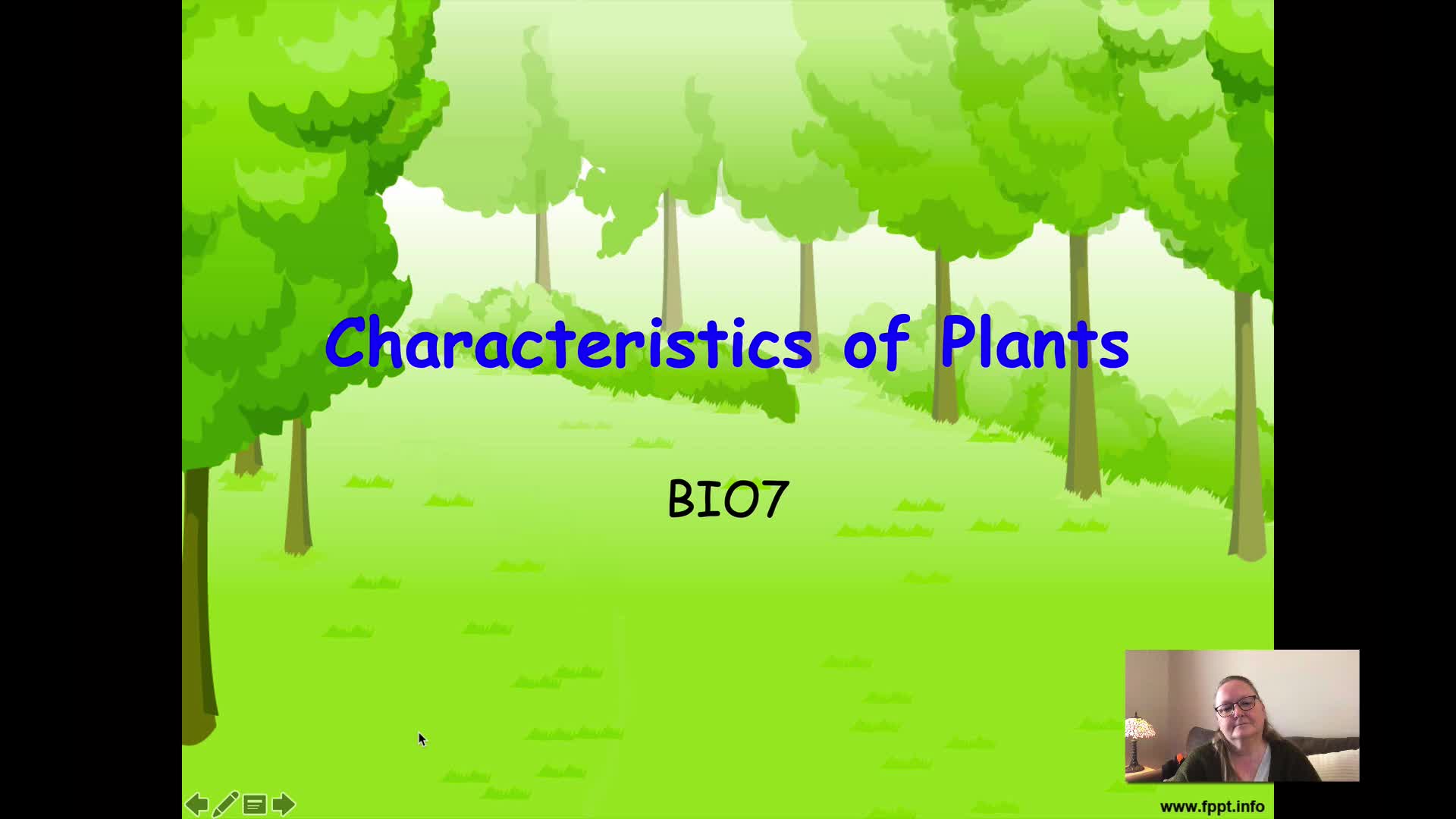 BIO7 - Charateristics of Plants