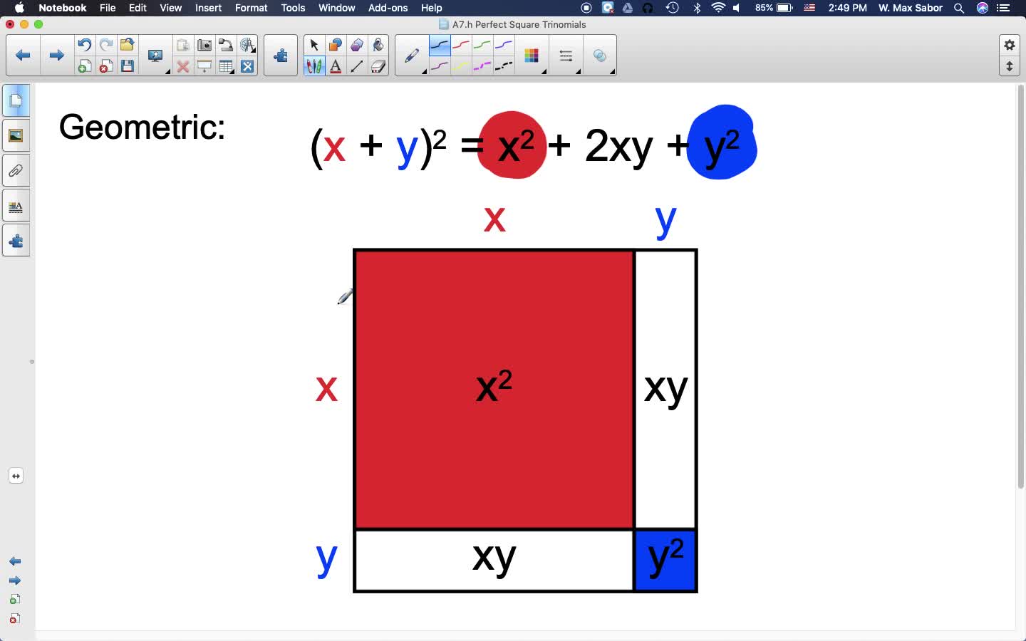 A7.h Perfect Square Trinomials