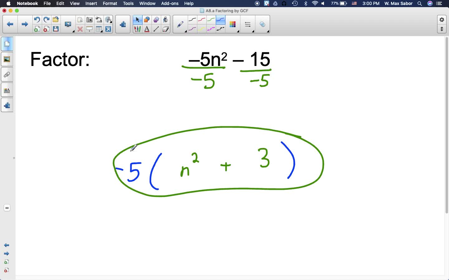 A8.a Factoring by GCF