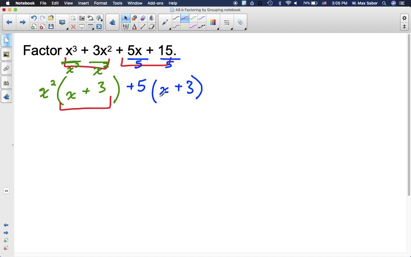 A8.b Factoring by Grouping