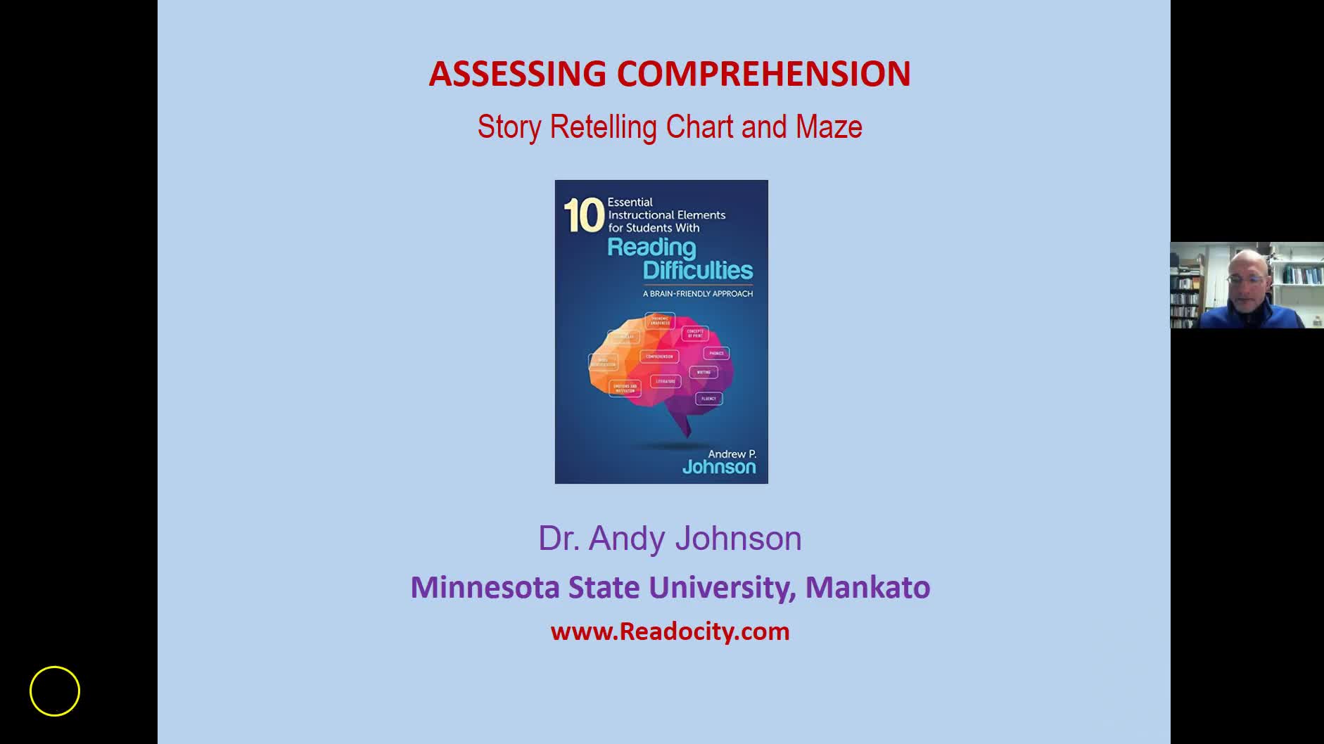 ASSESSING COMPREHENSION: STORY RETELLING CHART AND MAZE