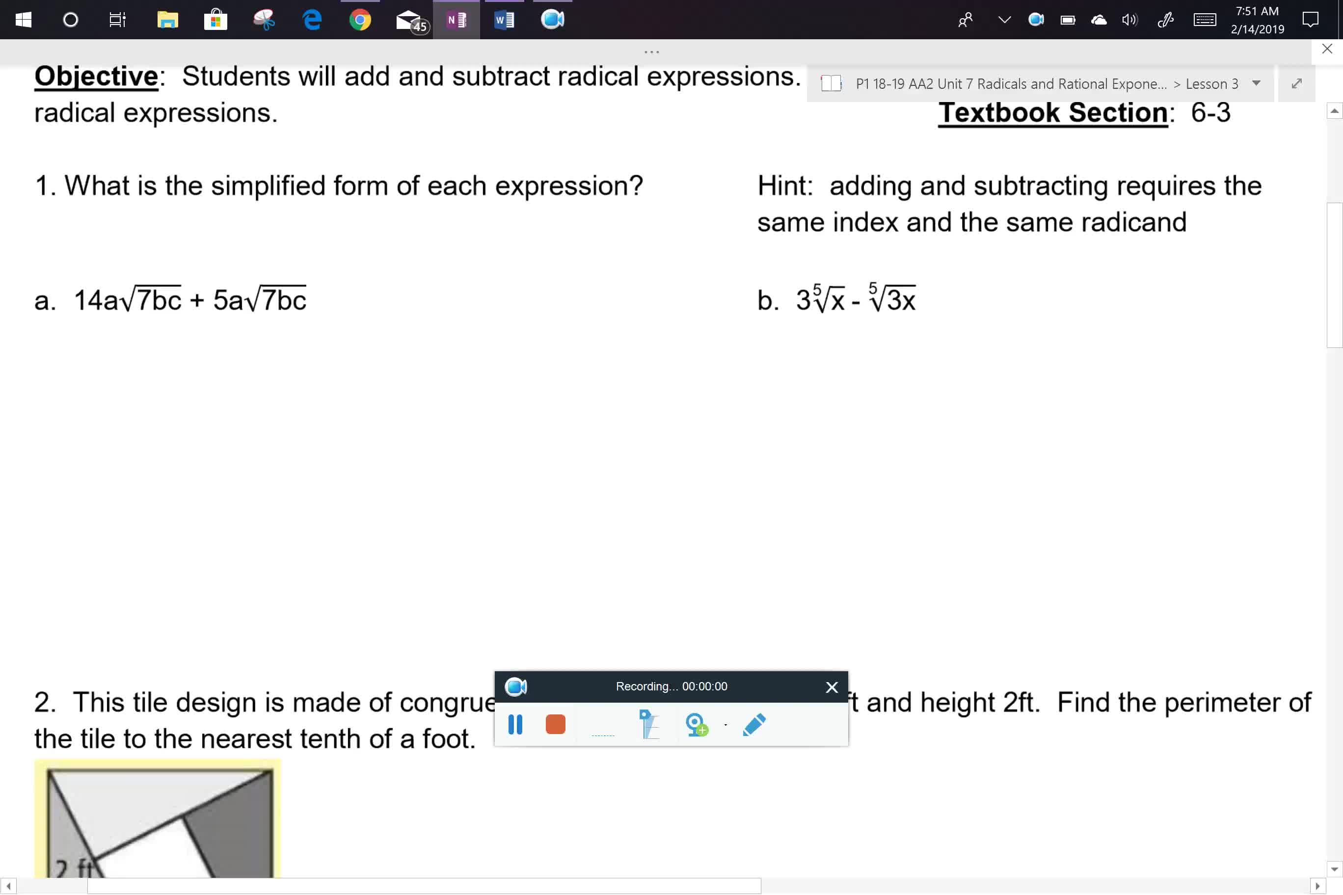 AA2 U7L3 Notes Screencast