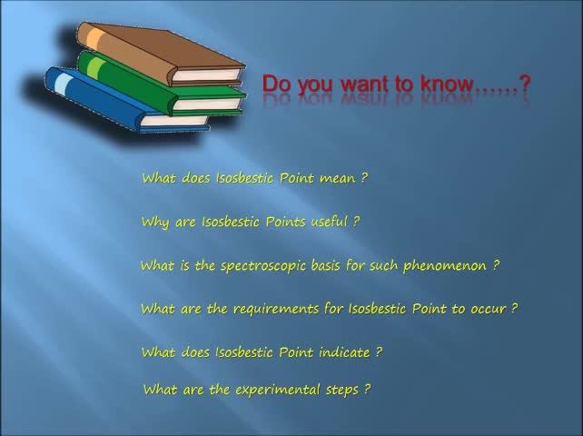 Isosbestic Point in Chemical Reaction (2 species) | Get better score in exam.