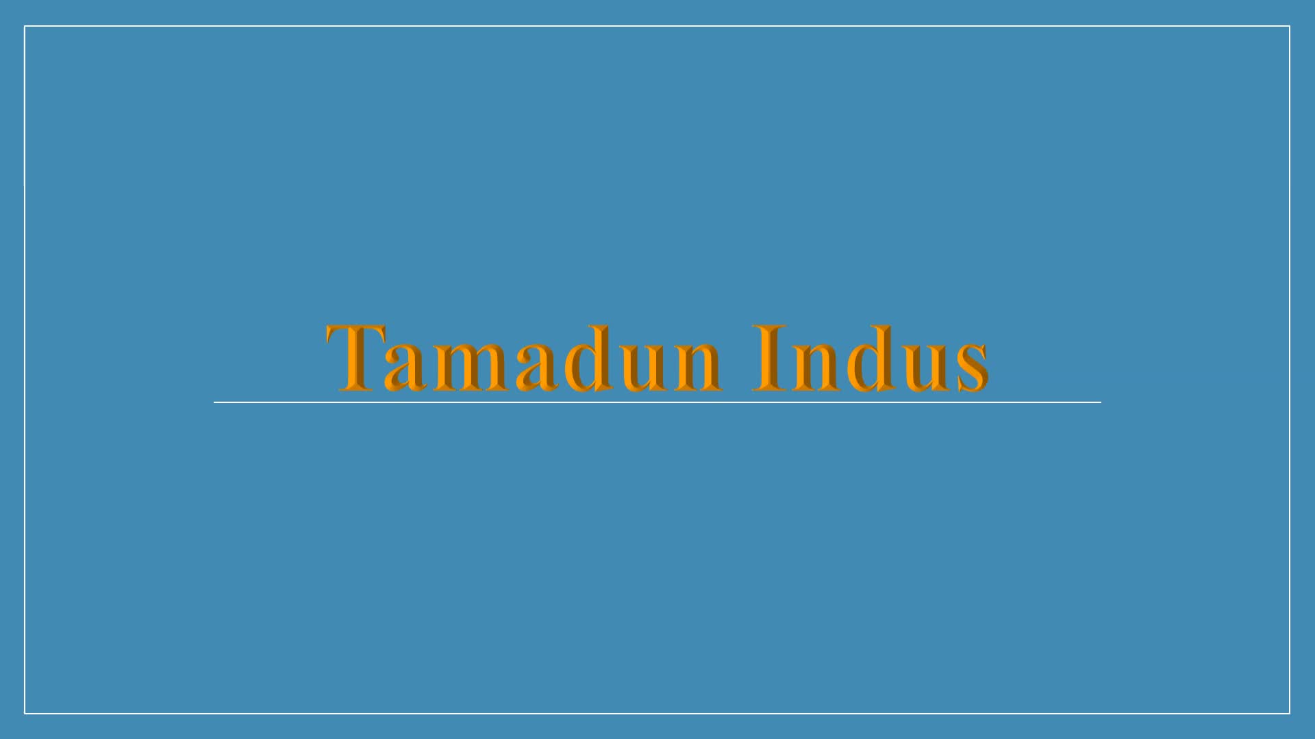 Bab 4: Tamadun Indsu