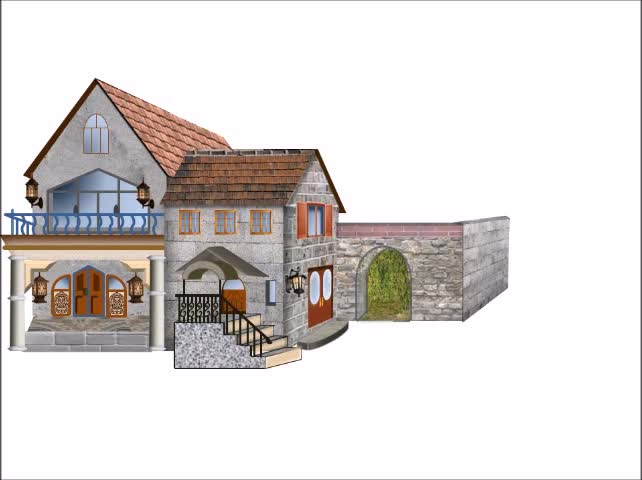 Create A Garden Villa Using PowerPoint | Inspiration | Creativity | PowerPoint |