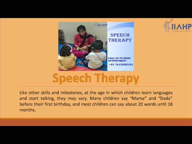 Speech Therapy 