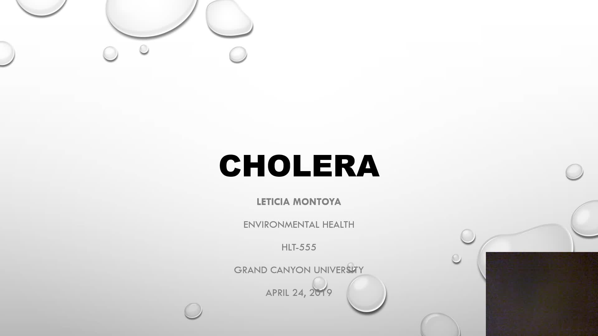 Cholera 