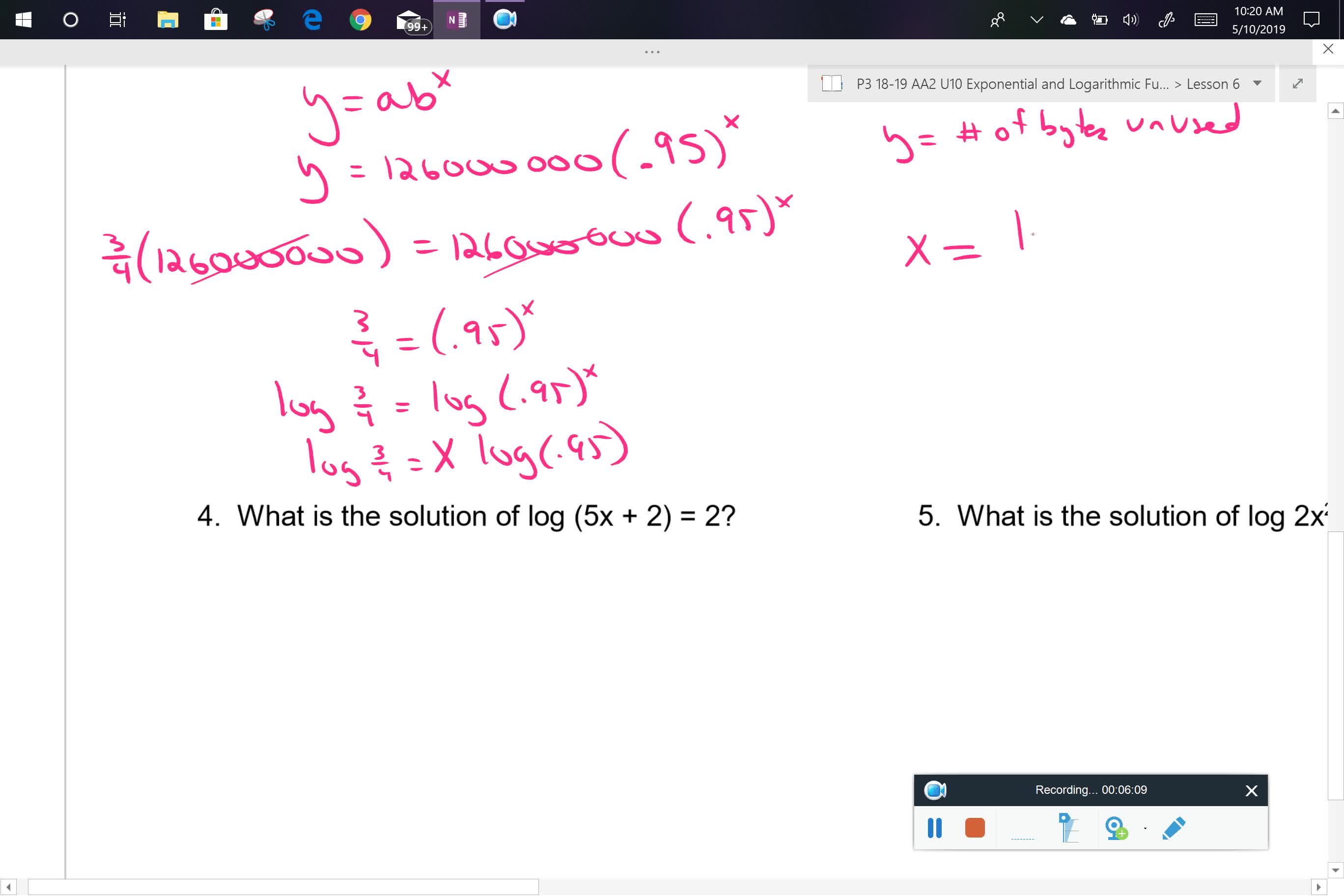 AA2 U10L6 problem 3