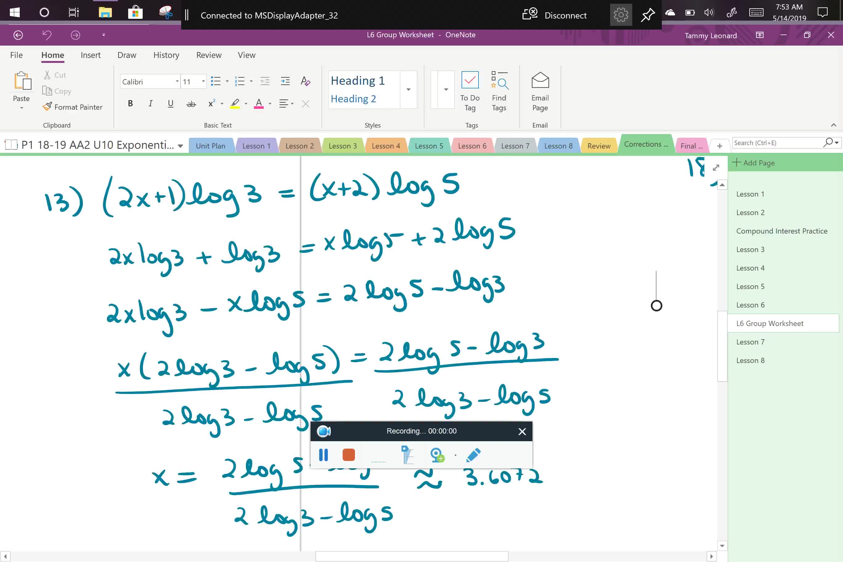 AA2 P1 U10L6 Discussion of Daily Practice