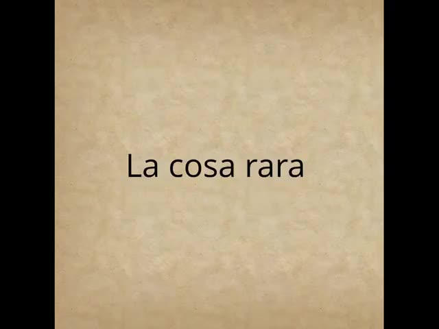 La Cosa Rara