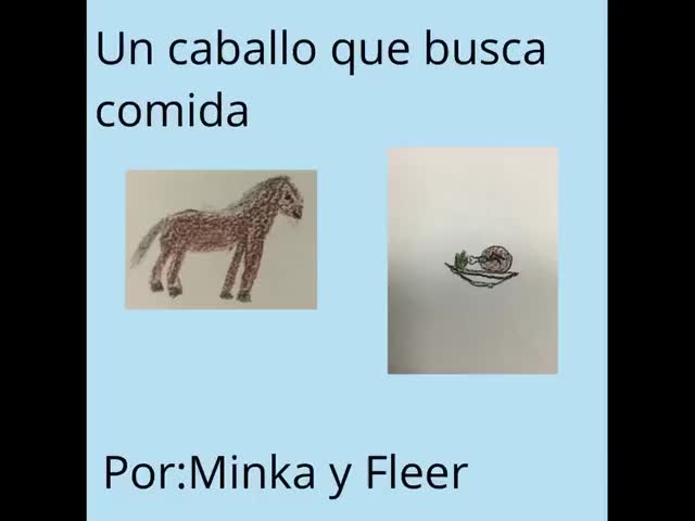 Un caballo que busca comida Por:Minka y Fleer