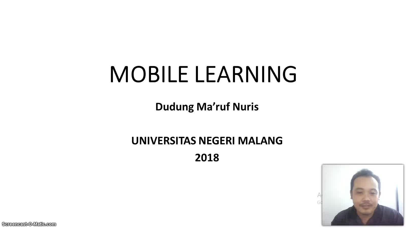 Mobile Learning