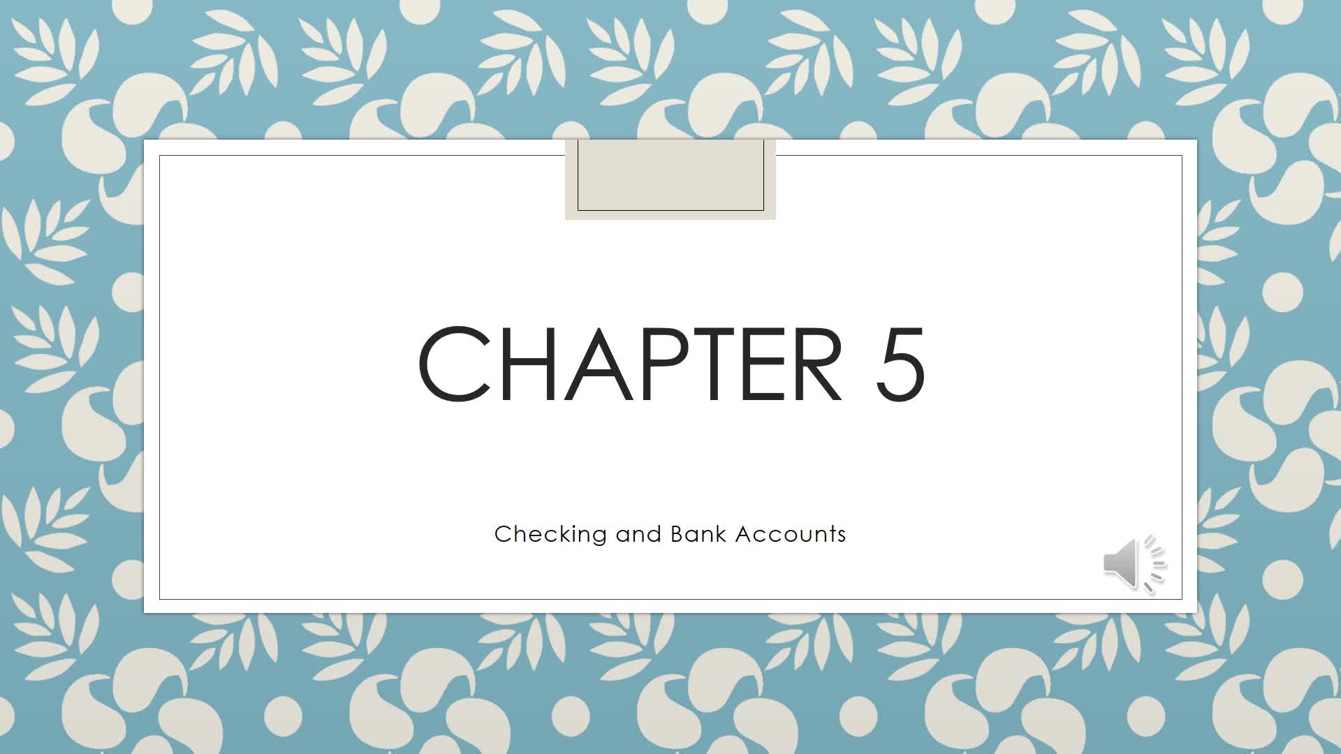 Chapter 5 Terminology