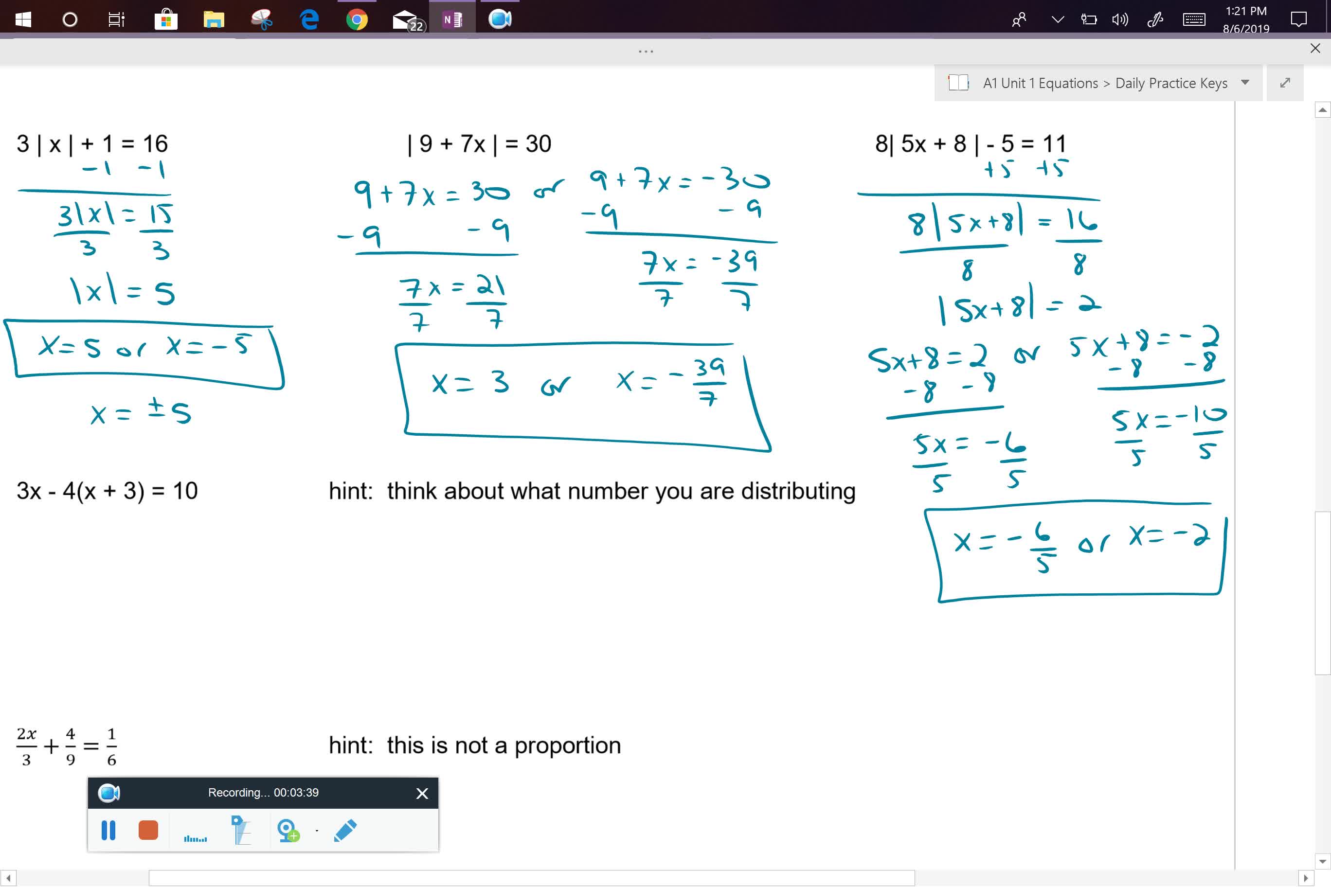 A1 U1L7 What to Do Notes