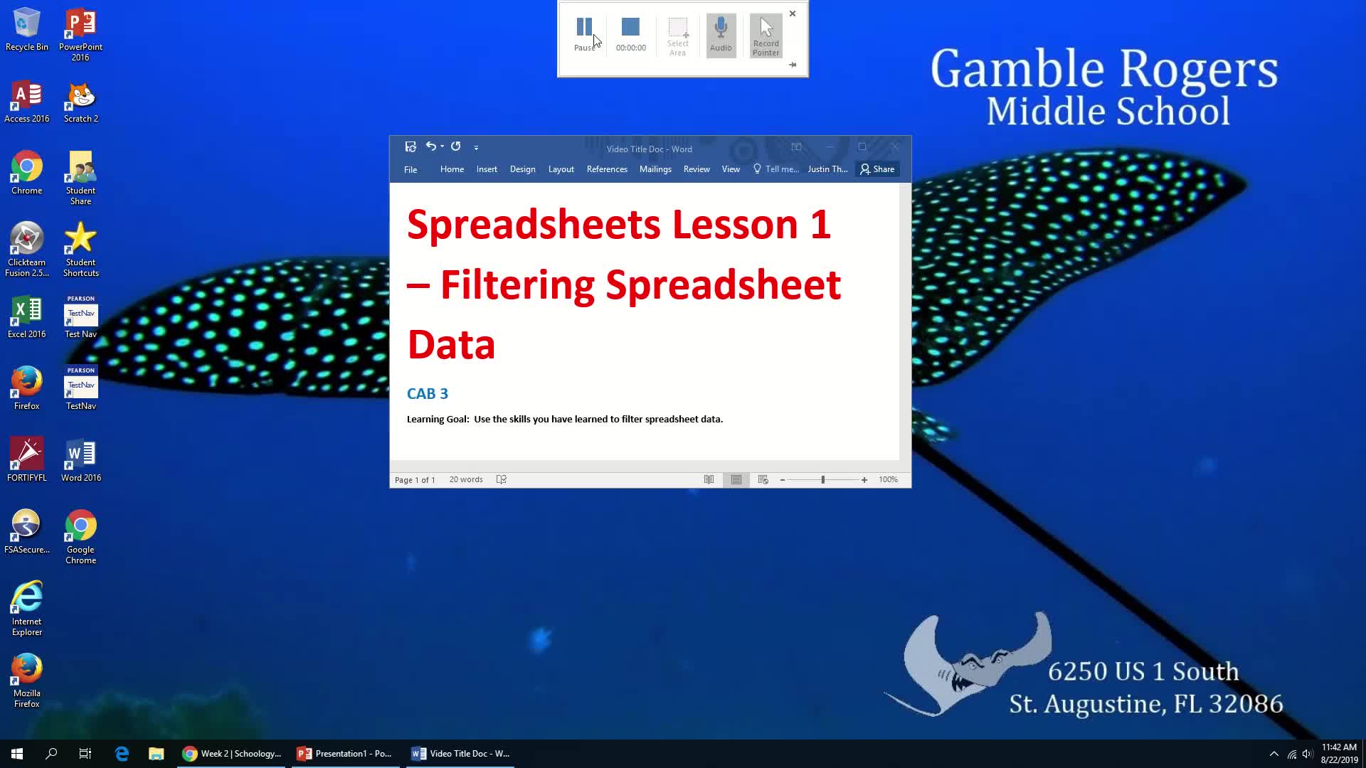 Assignment Filtering Spreadsheet Data